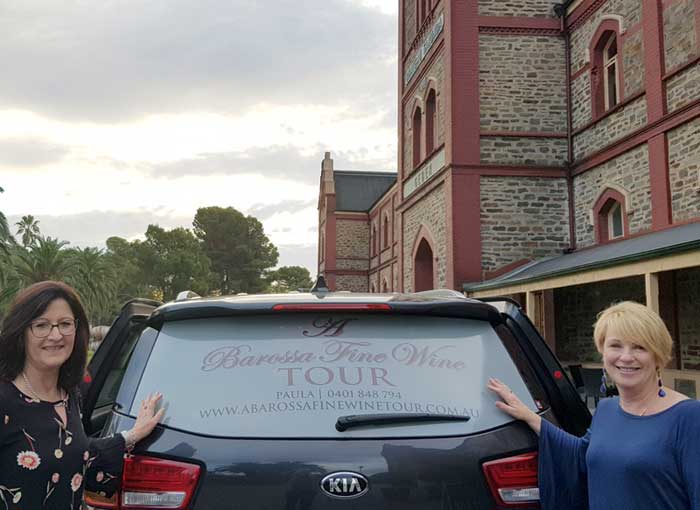 Outside of Chateau Tanunda Winery