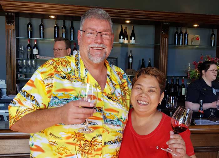 Having a great time in Cellar Door