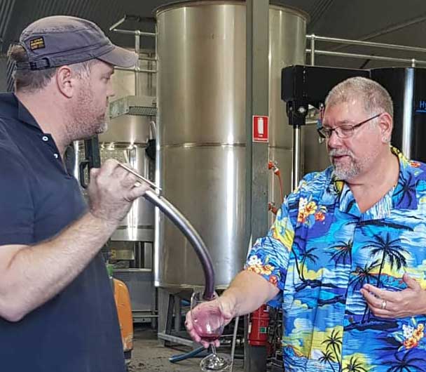 An 'inside the winery' experience